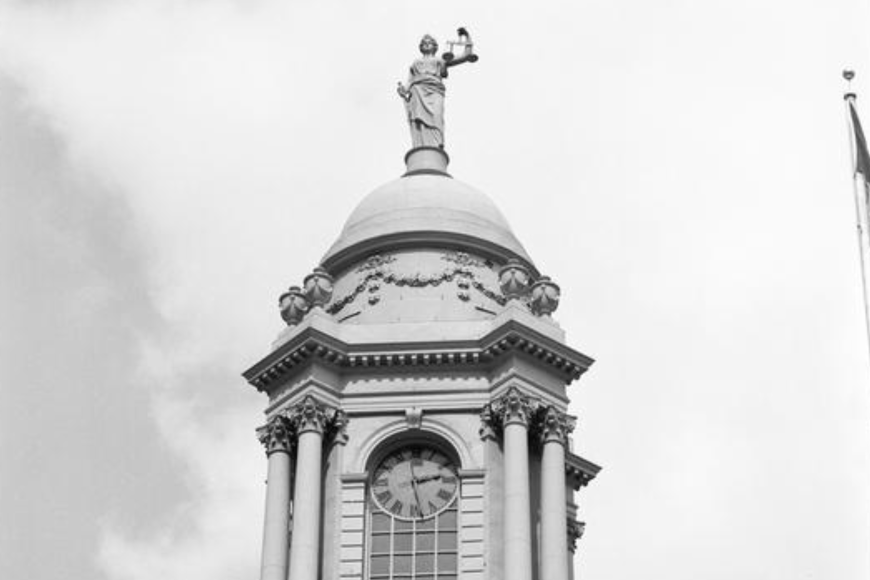  Statue of Lady Justice on cupola of Brooklyn Borough Hall